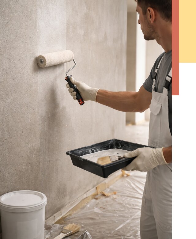 Грунтовка стен в Сланцах от 2273 руб. м2 — быстро, недорого, с материалом | ОТДЕЛОЧНИК-Слы