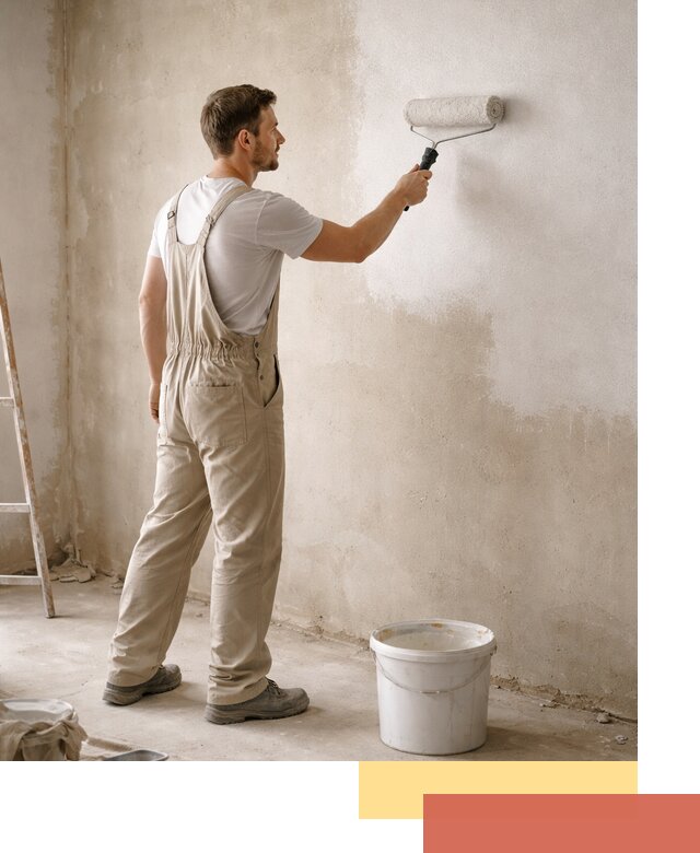 Грунтовка стен под отделку в Сланцах профессиональным раствором