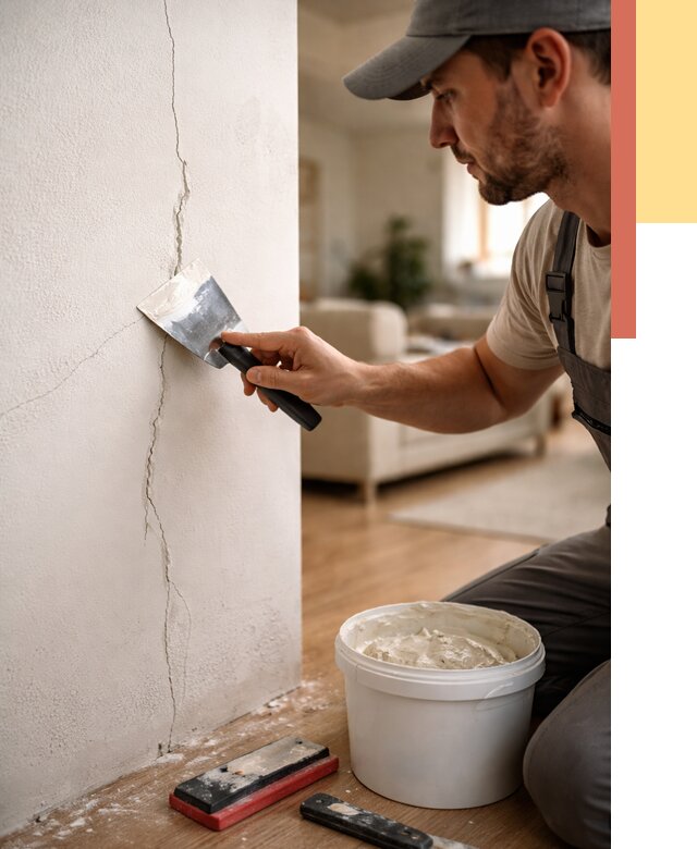 Заделка трещин и сколов в Сланцах от 2531 руб. — быстро и недорого | ОТДЕЛОЧНИК-Слы