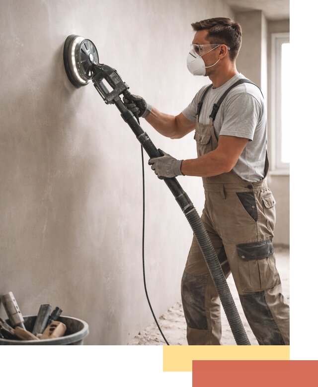 Профессиональная шлифовка стен в Сланцах быстро и качественно