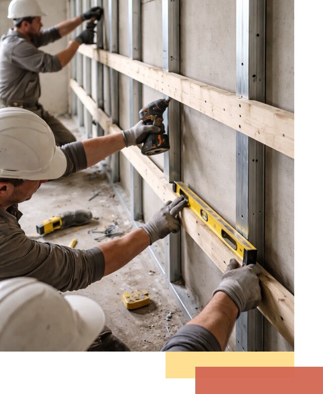 Устройство обрешетки под панели в Сланцах