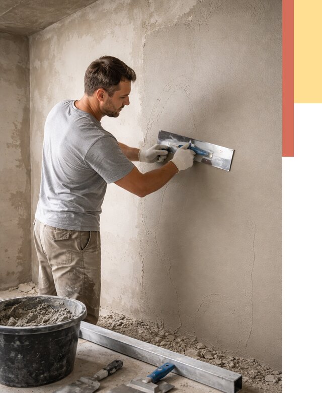 Штукатурка стен без маяков в Сланцах от 7439 руб/м2 — услуги и цена | ОТДЕЛОЧНИК-Слы