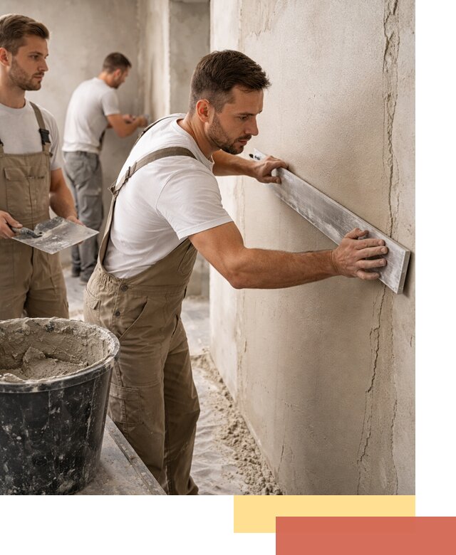 Штукатурка стен без маяков в Сланцах быстро и качественно