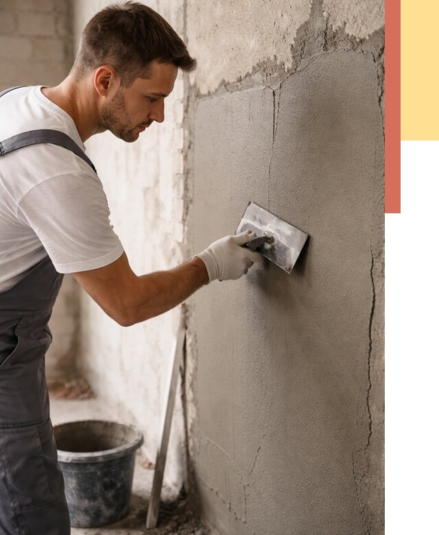 Штукатурка стен под плитку в Сланцах от 4339 руб./м2 — выравнивание под плитку | ОТДЕЛОЧНИК-Слы