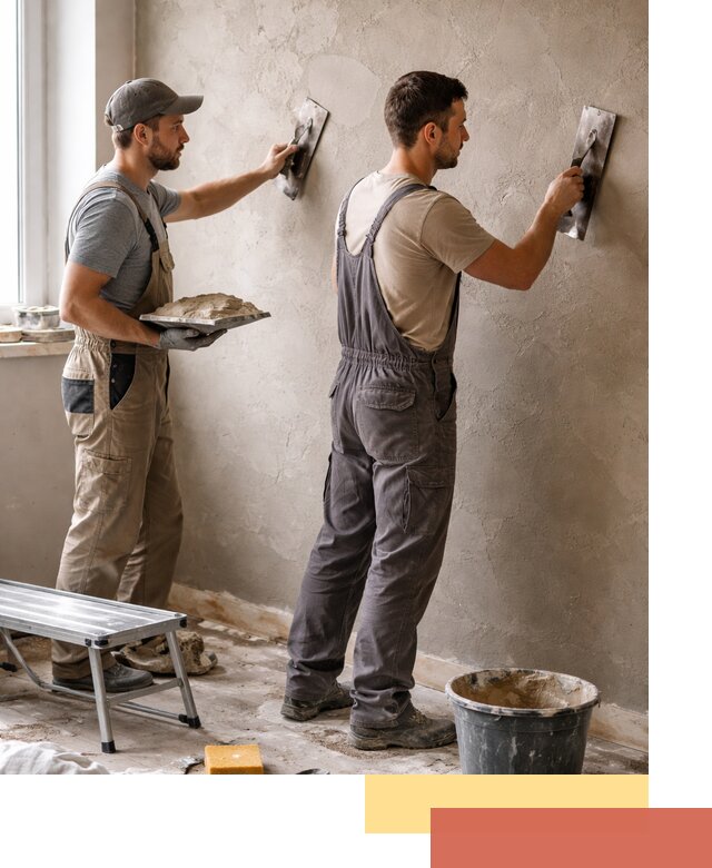 Ремонт декоративной штукатурки и восстановление фактуры в Сланцах