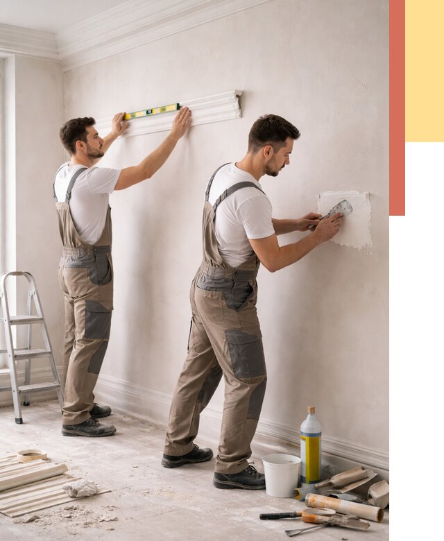 Монтаж лепнины на стены в Сланцах от 4649 руб. — недорого, быстро | ОТДЕЛОЧНИК-Слы