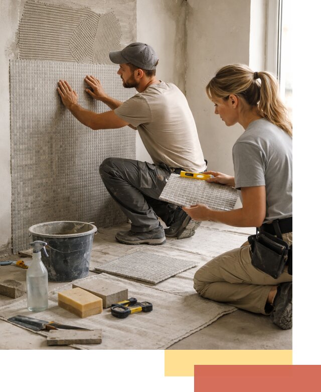 Облицовка стен мозаикой в Сланцах качественно и быстро