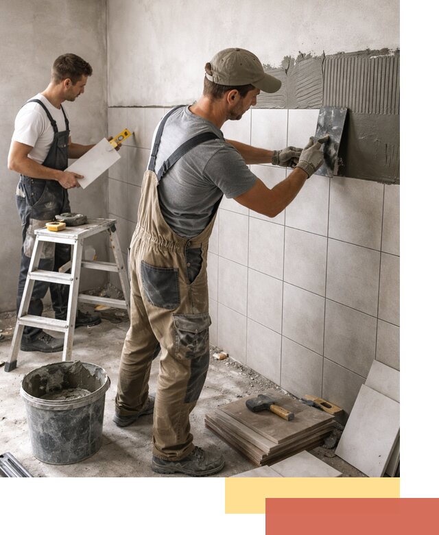 Укладка плитки на стены в Сланцах профессионально и надежно