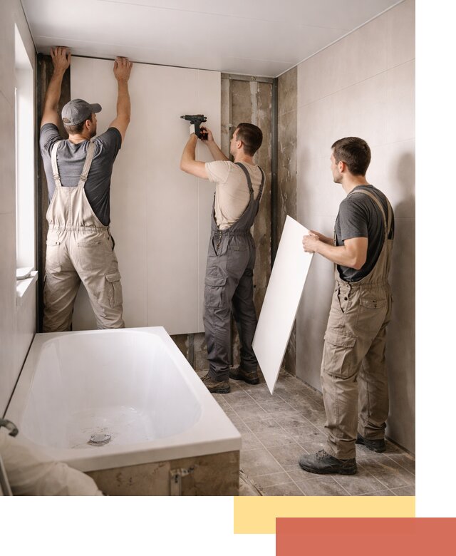 Отделка ванной панели ПВХ профессионально в Сланцах