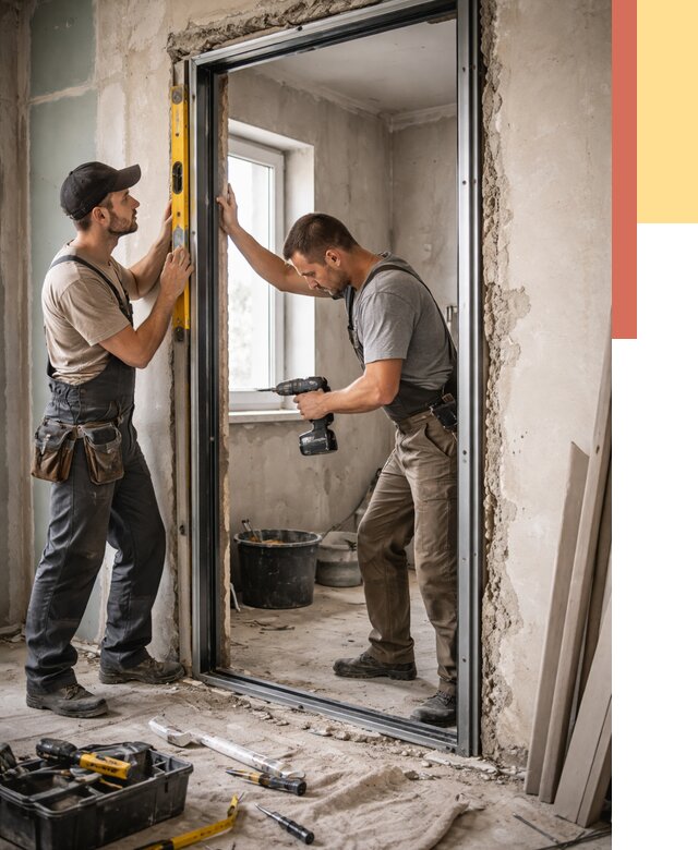 Закладка дверного проема в Сланцах от 3616 руб. — быстро и недорого | ОТДЕЛОЧНИК-Слы