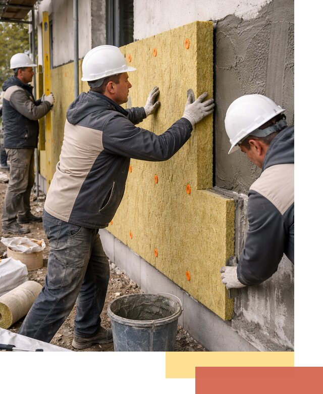 Утепление стен минватой в Сланцах — тепло и звукоизоляция