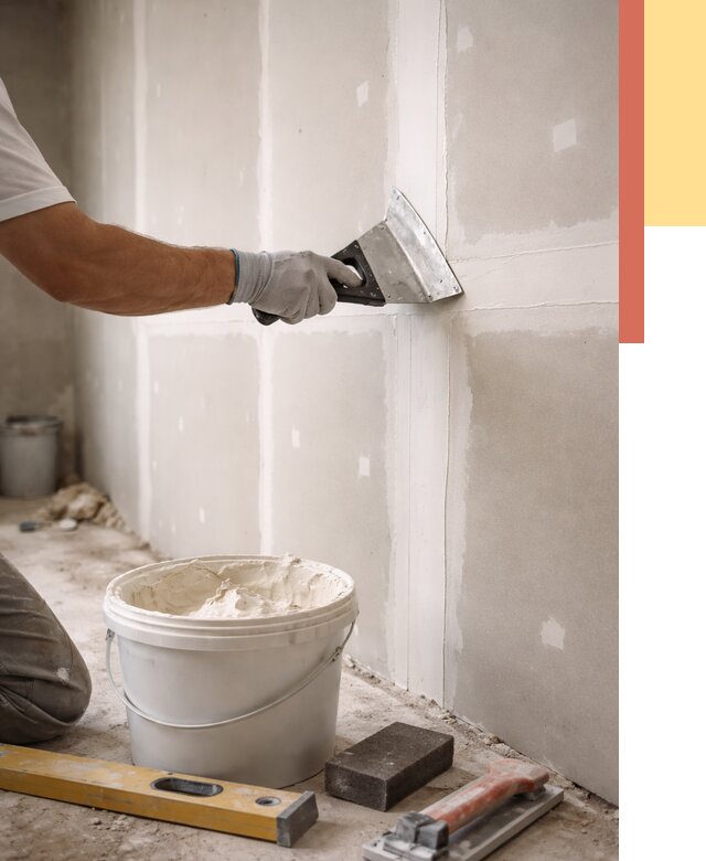 Шпаклевка перегородок из гипсокартона в Сланцах от 2583 руб. — услуги ОТДЕЛОЧНИК-Слы