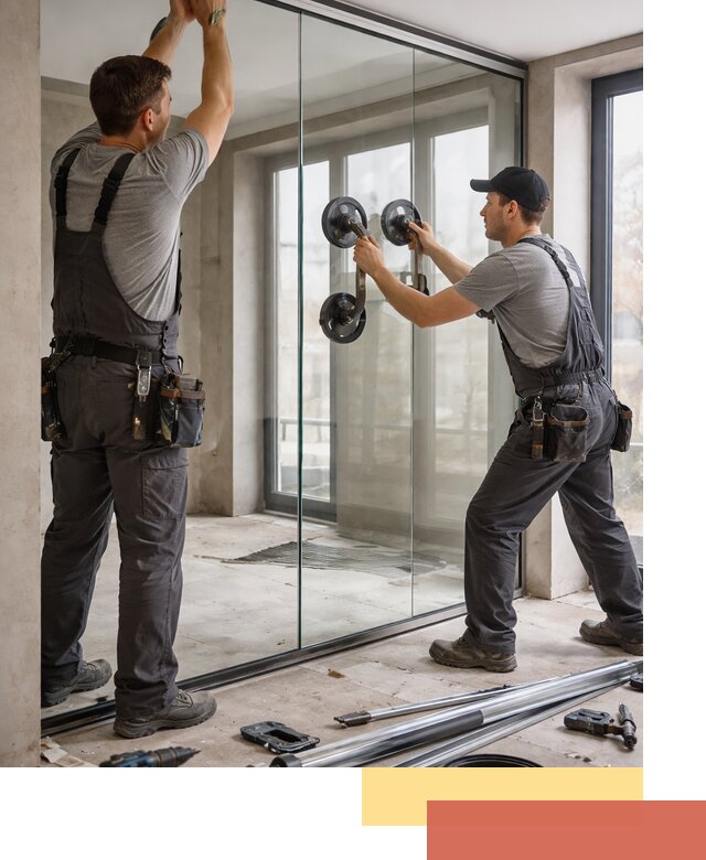 Цельностеклянные перегородки под ключ в Сланцах