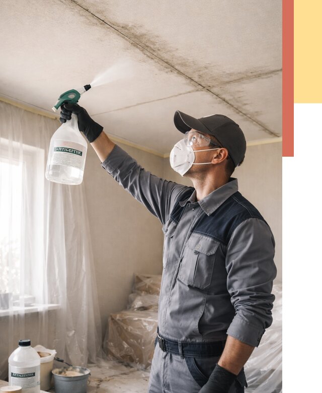 Антисептическая обработка потолка в Сланцах от 2583 руб. | ОТДЕЛОЧНИК-Слы