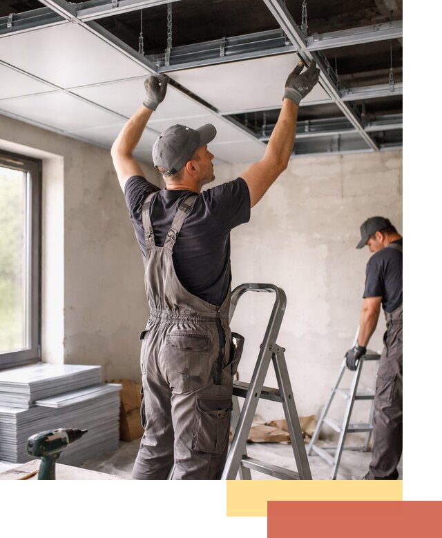 Монтаж кассетного потолка в Сланцах качественно и быстро