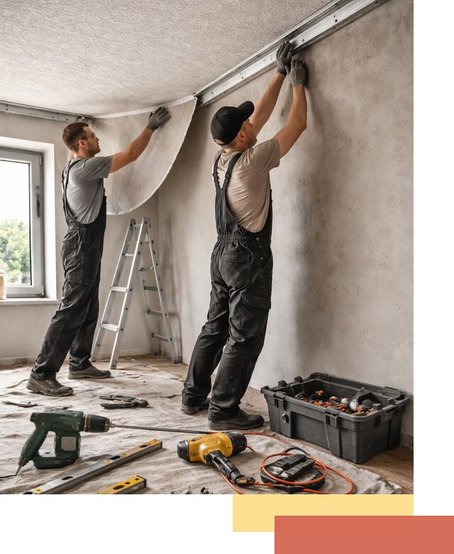 Монтаж фактурного натяжного потолка в Сланцах качественно и быстро