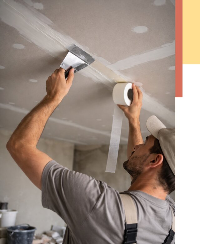 Обработка швов потолка ГКЛ в Сланцах от 7749 руб. под ключ | ОТДЕЛОЧНИК-Слы
