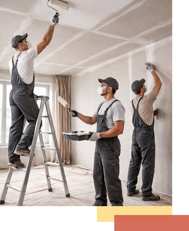 Покраска потолка из гипсокартона в Сланцах качественно и недорого