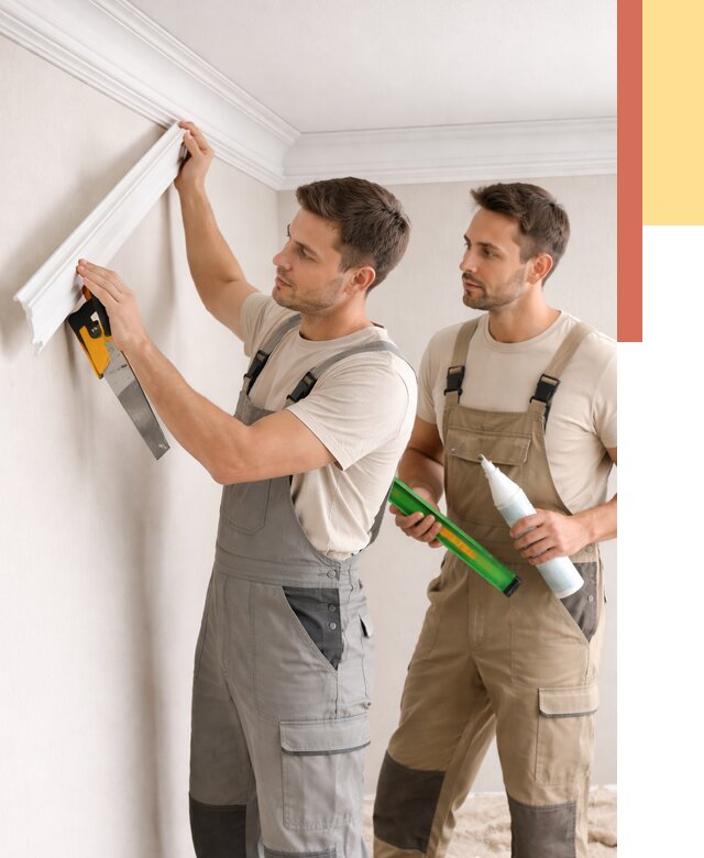 Монтаж потолочного плинтуса в Сланцах от 2376 руб. — быстро и недорого | ОТДЕЛОЧНИК-Слы