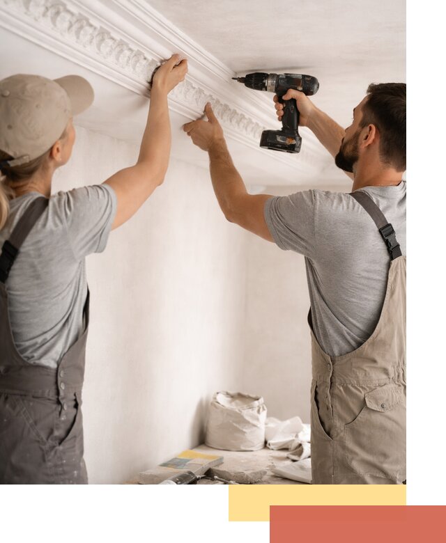 Профессиональный монтаж лепнины на потолок в Сланцах