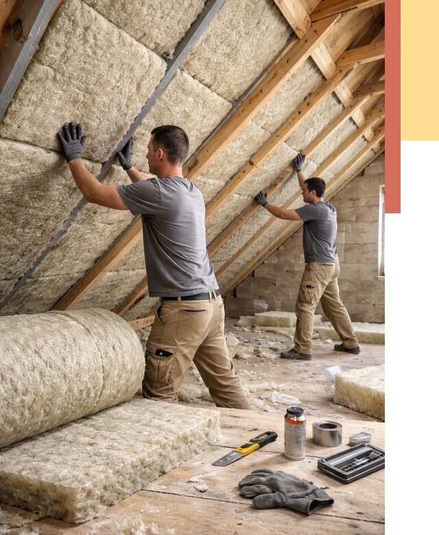 Утепление потолка минватой в Сланцах от 1498 руб. — быстро и недорого | ОТДЕЛОЧНИК-Слы