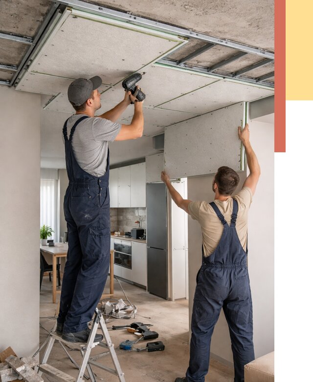 Шумоизоляция потолка панелями зипс в Сланцах от 1911 руб. под ключ | ОТДЕЛОЧНИК-Слы